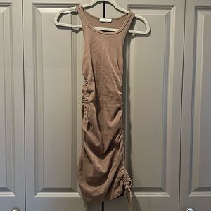 12th tribe brown body con dress